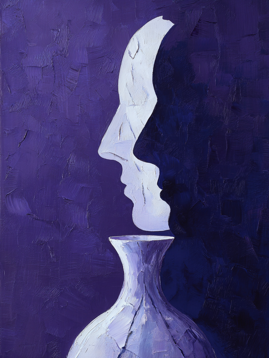 Paint by Numbers – Optical Illusion Vase