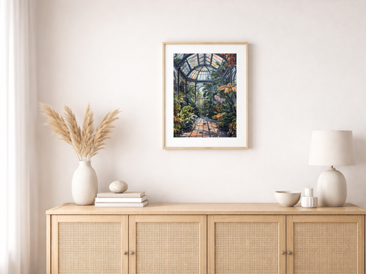 Paint by Numbers Set “Victorian Greenhouse” – Unframed cm – 36 Colors