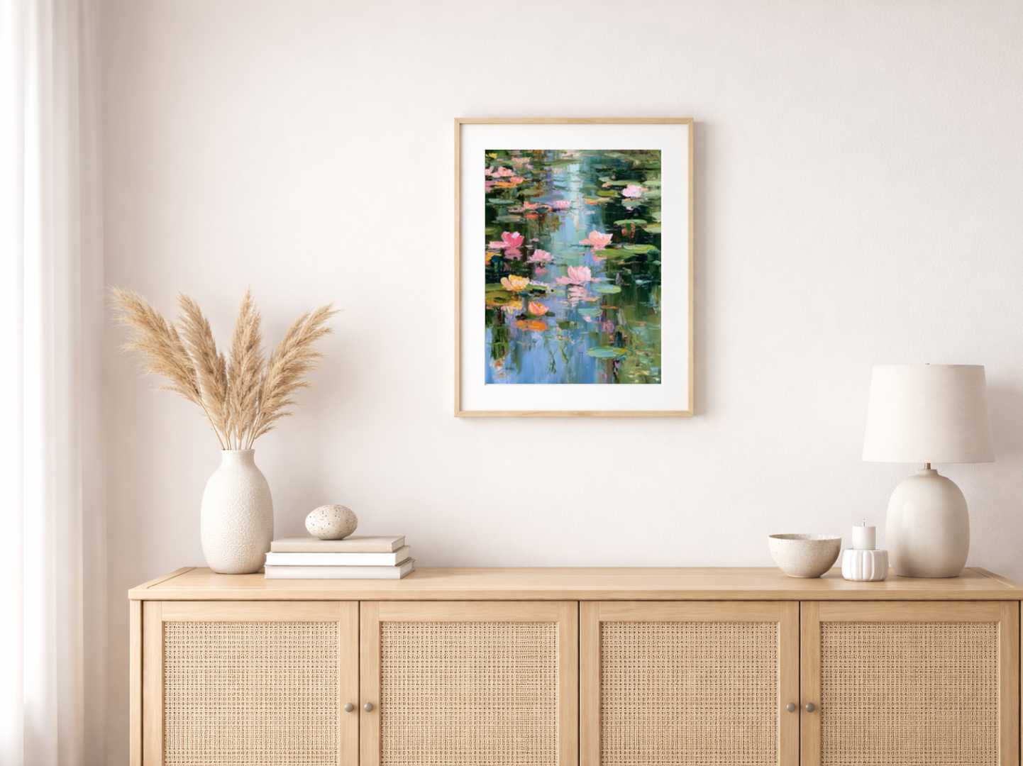 Paint by numbers – Water lily pond