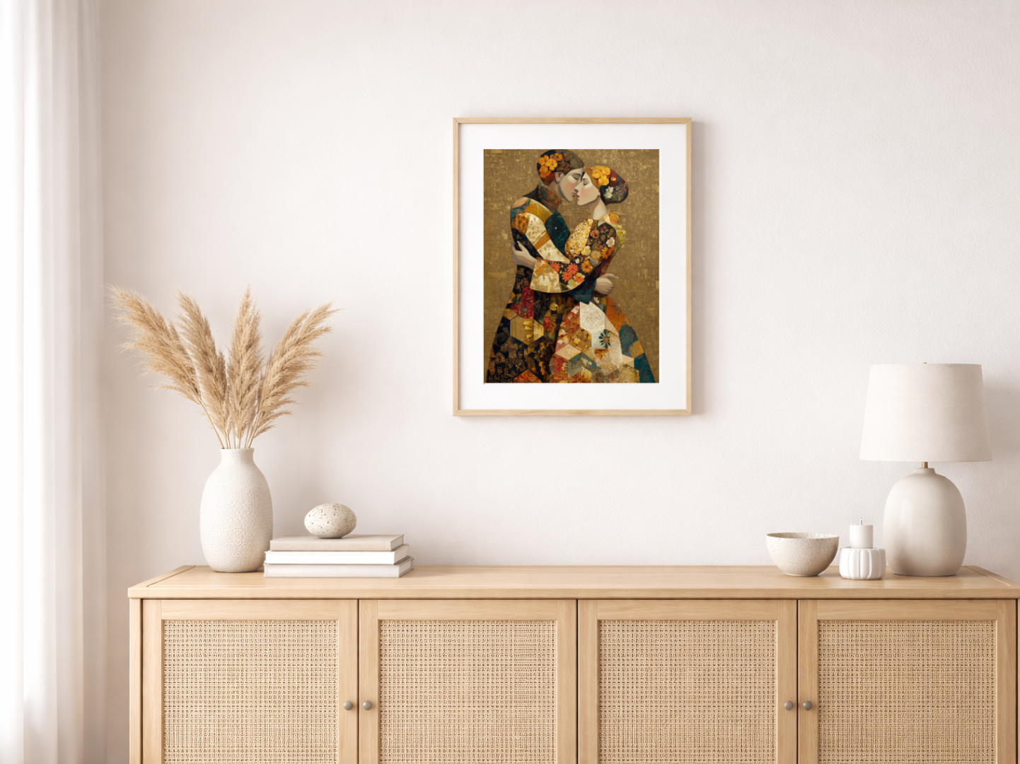 Paint by Numbers – Embrace in Gold