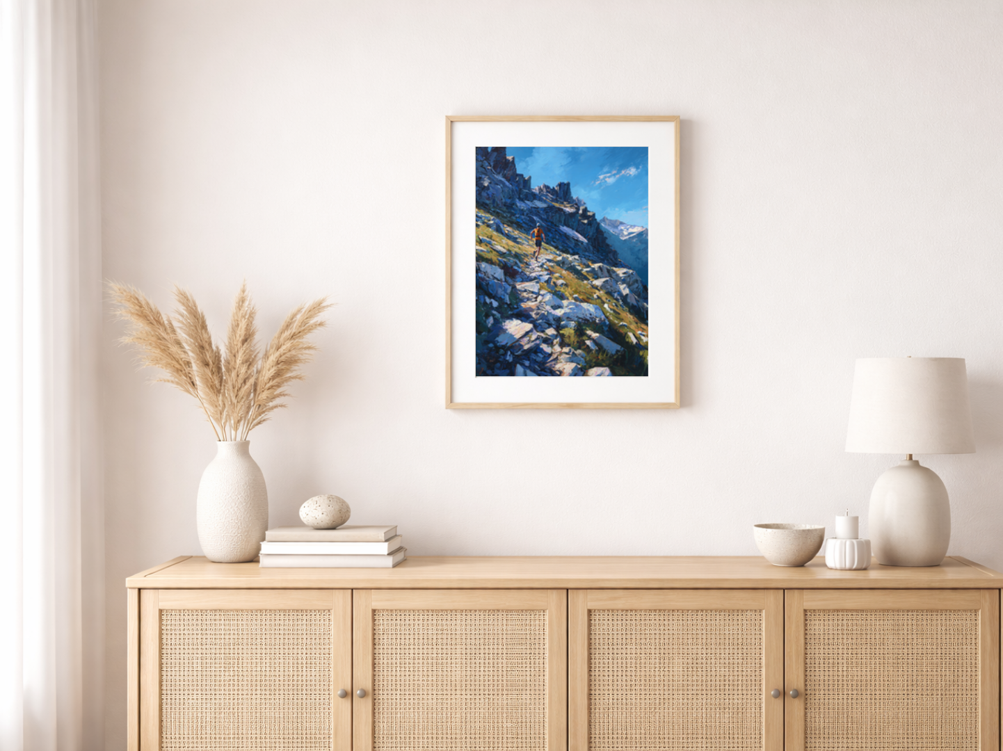 Malen nach Zahlen – Trail Runner im Felsgelände