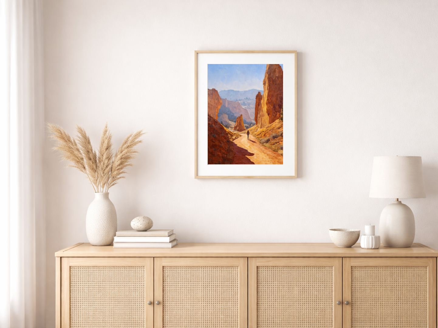 Malen nach Zahlen – Trail Runner in den Bergen