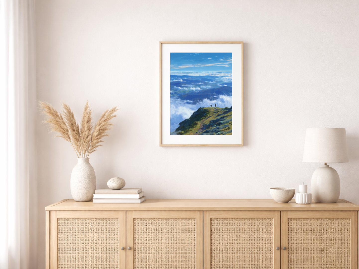 Malen nach Zahlen – Trail Runner auf dem Grat