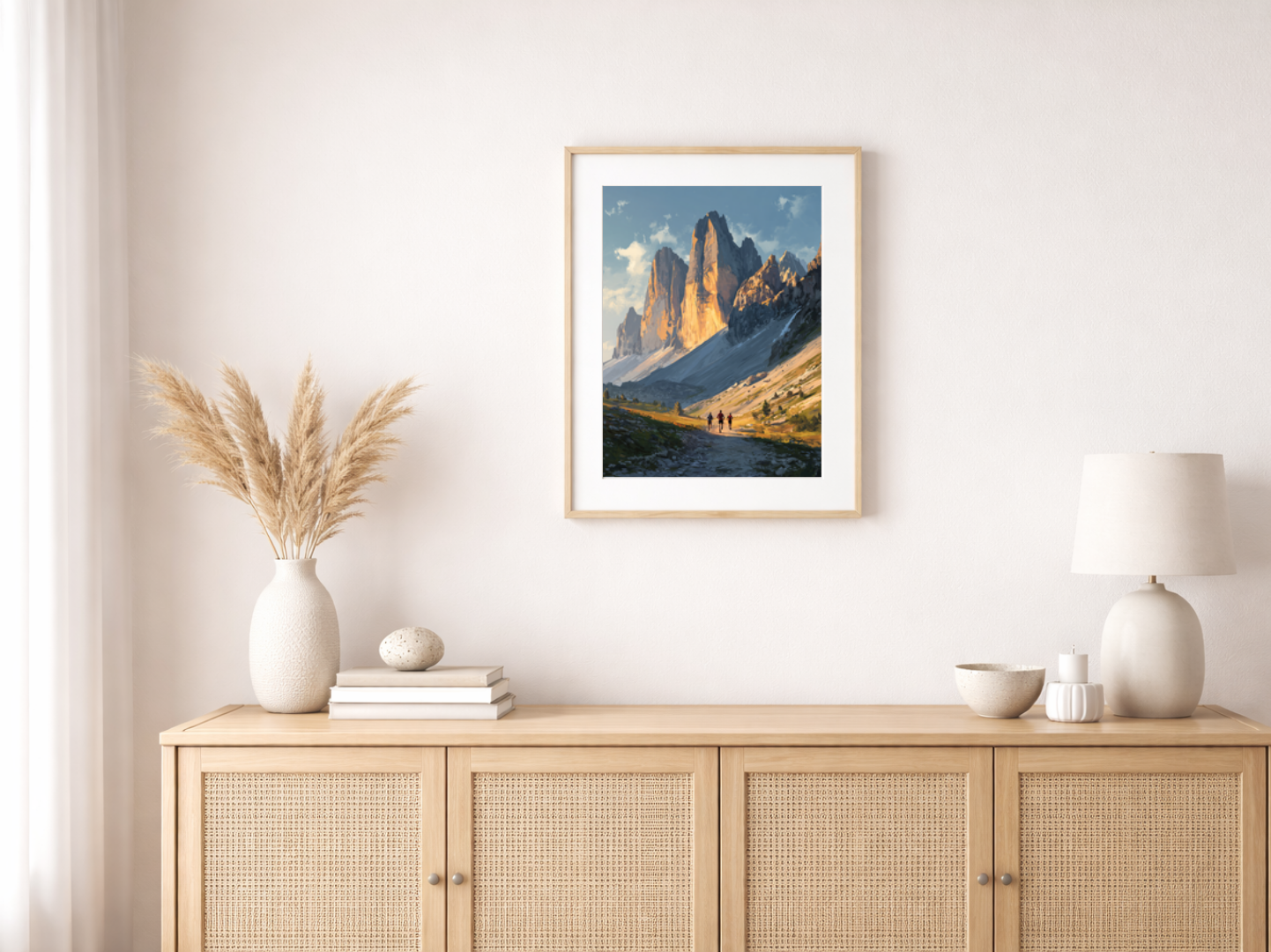 Malen nach Zahlen – Trail Runner in den Bergen