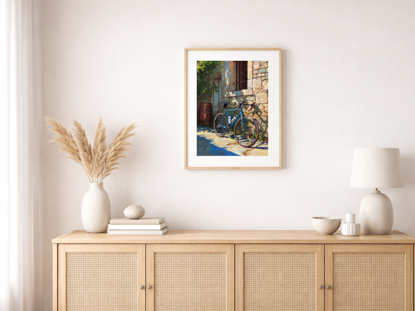Paint by numbers – racing bike on the wall