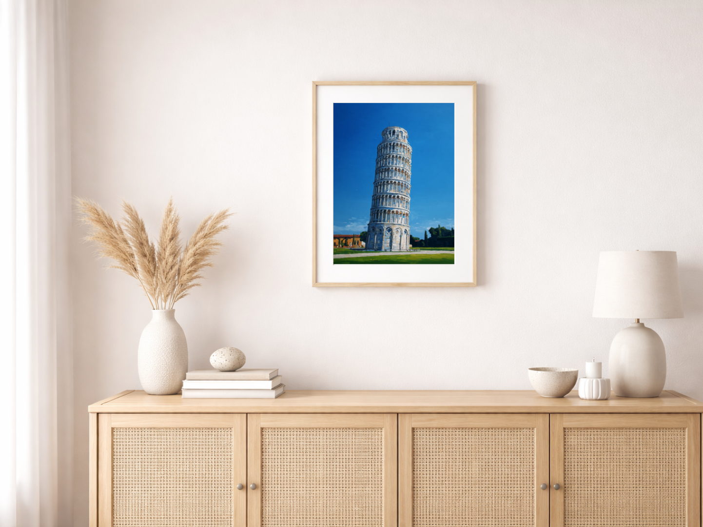 Malen nach Zahlen – Schiefer Turm von Pisa