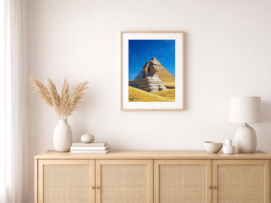 Paint by numbers – Sphinx in front of the Pyramid