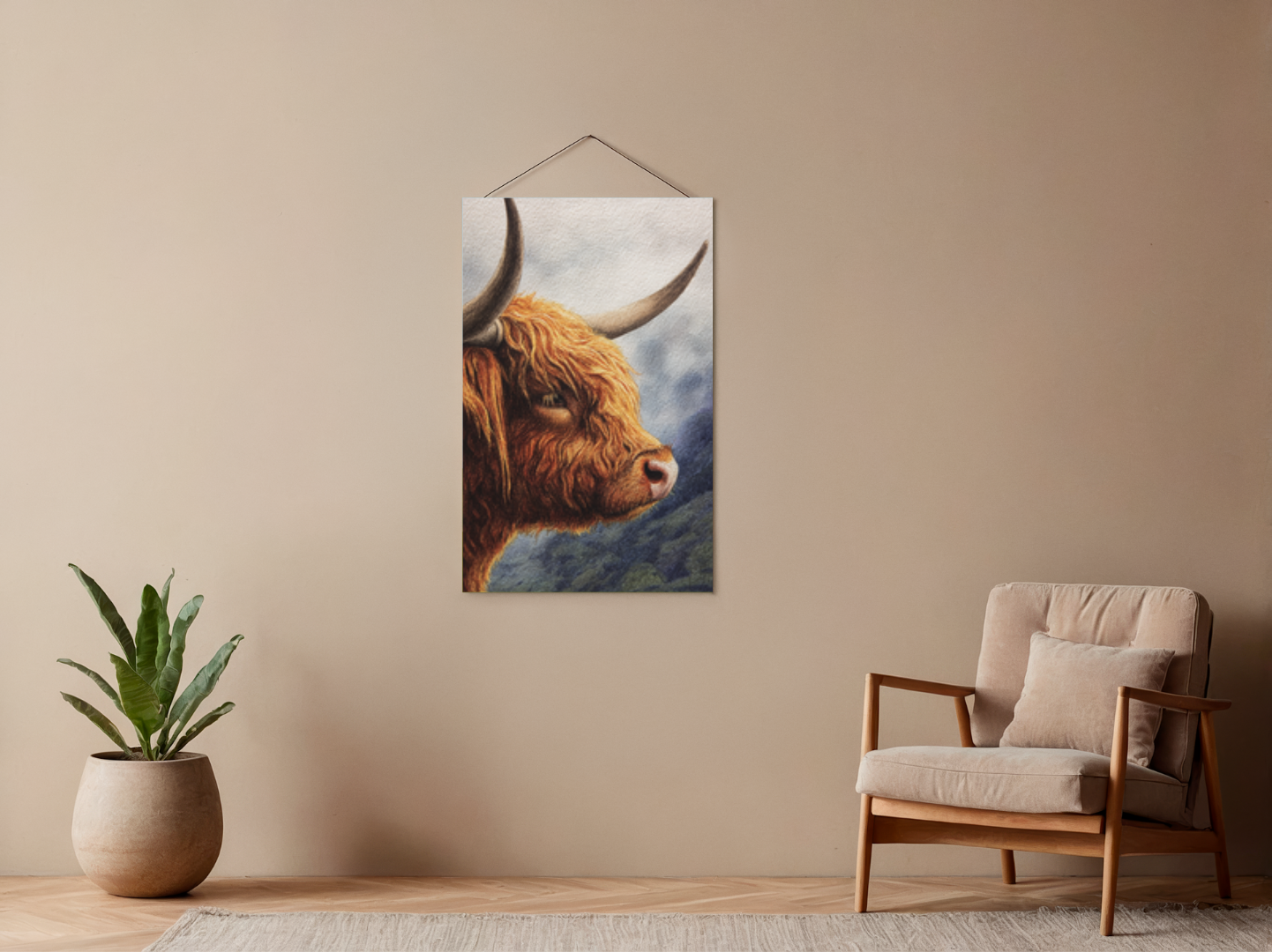 Paint by numbers – Scottish Highland cattle