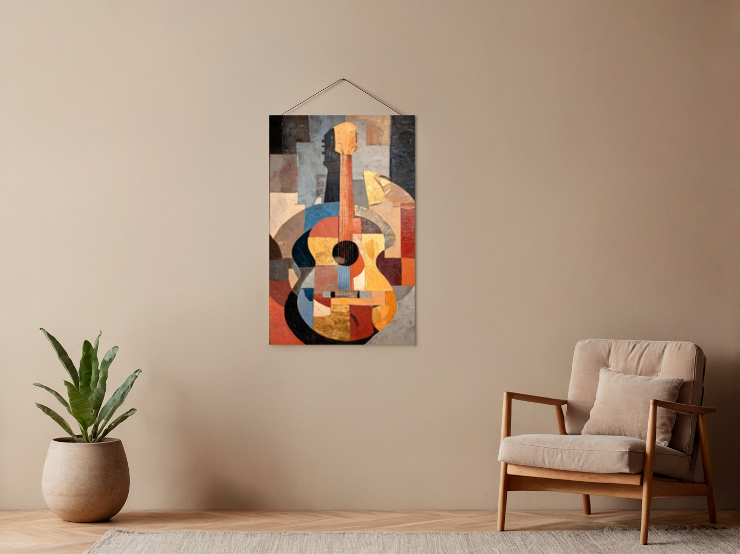 Paint by Numbers – Cubist Guitar