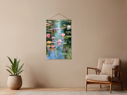 Paint by numbers – Water lily pond