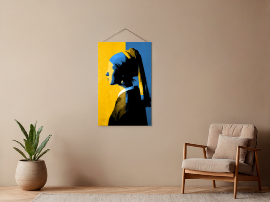 Paint by numbers – Portrait in the Vermeer style