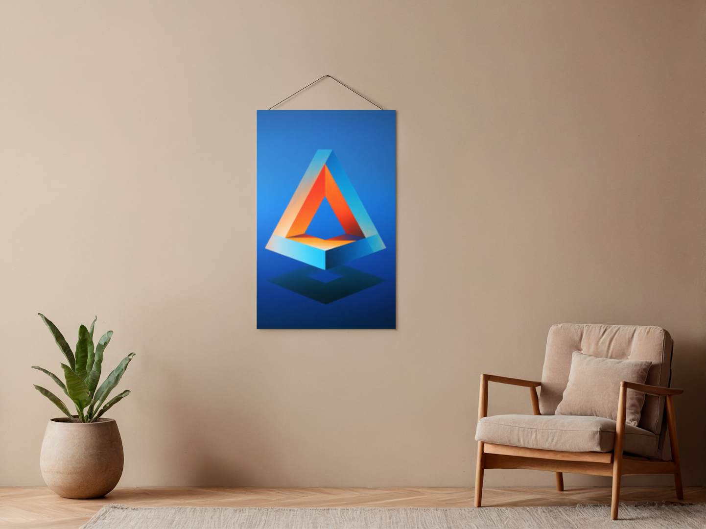 Paint by numbers – Penrose triangle