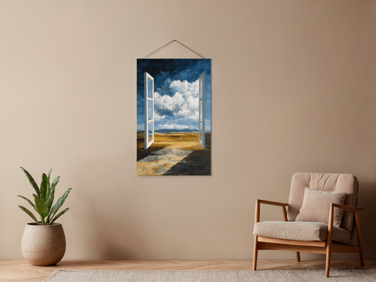 Malen nach Zahlen – Fenster zur Wüste