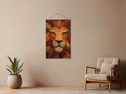 Malen nach Zahlen – Versteckter Löwe