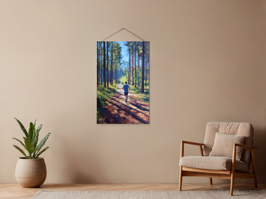 Malen nach Zahlen – Laufen im Wald