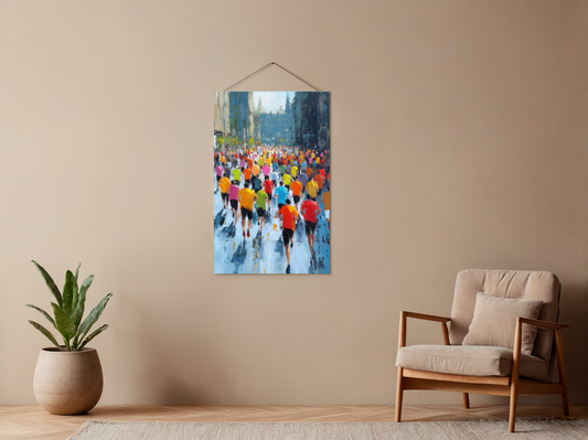 Malen nach Zahlen – Marathon – Im Läuferfeld