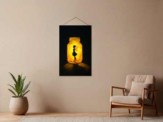 Malen nach Zahlen – Fee im Einmachglas