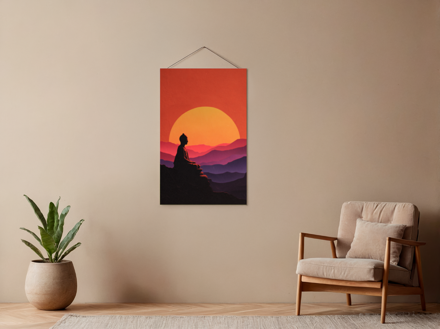 Paint by Numbers – Buddha at Sunset