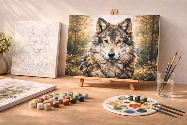 Malen nach Zahlen Tiere-Motive von Pictumira