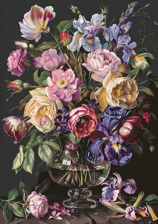 Niederländisches Stillleben – Golden Age – Malen nach Zahlen