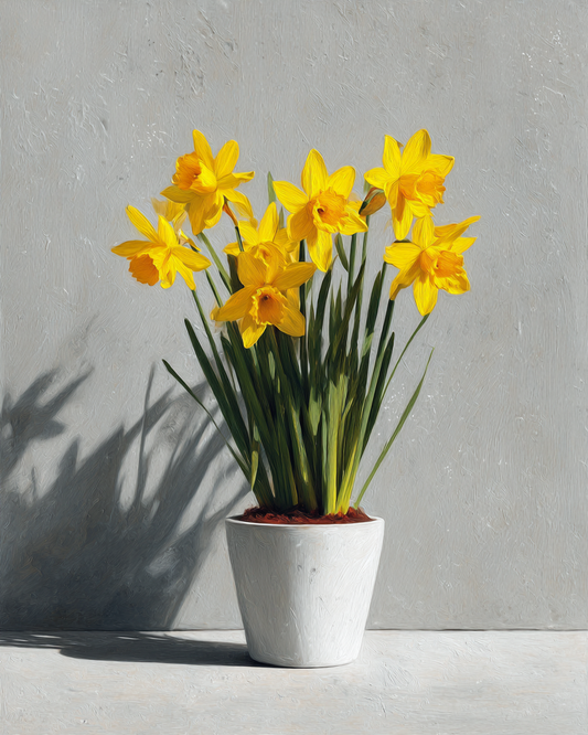 Paint by Numbers – Yellow Daffodils