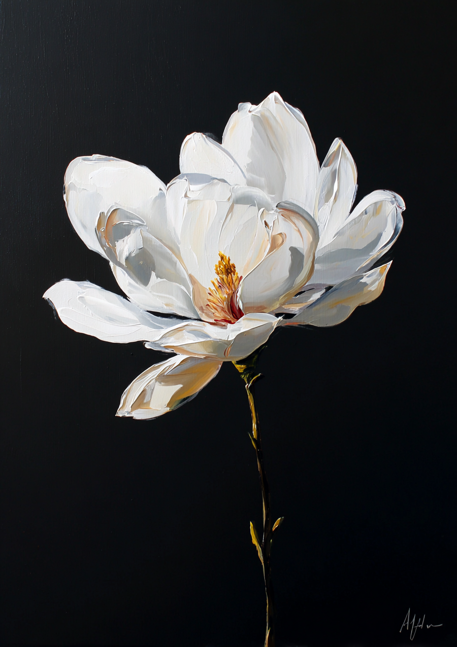 Paint by numbers – Magnolia blossom
