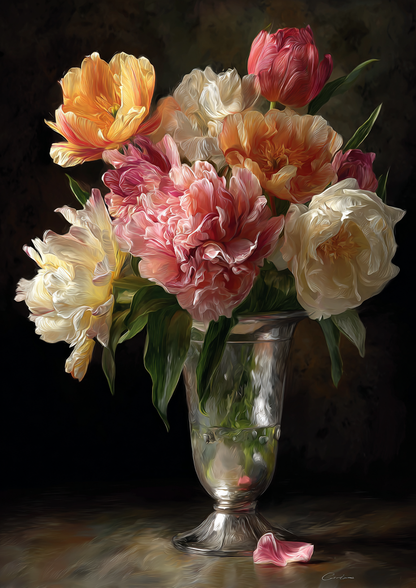 Paint by Numbers – Pink Peonies