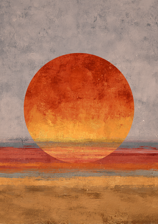Paint by Numbers – Terracotta Sunrise