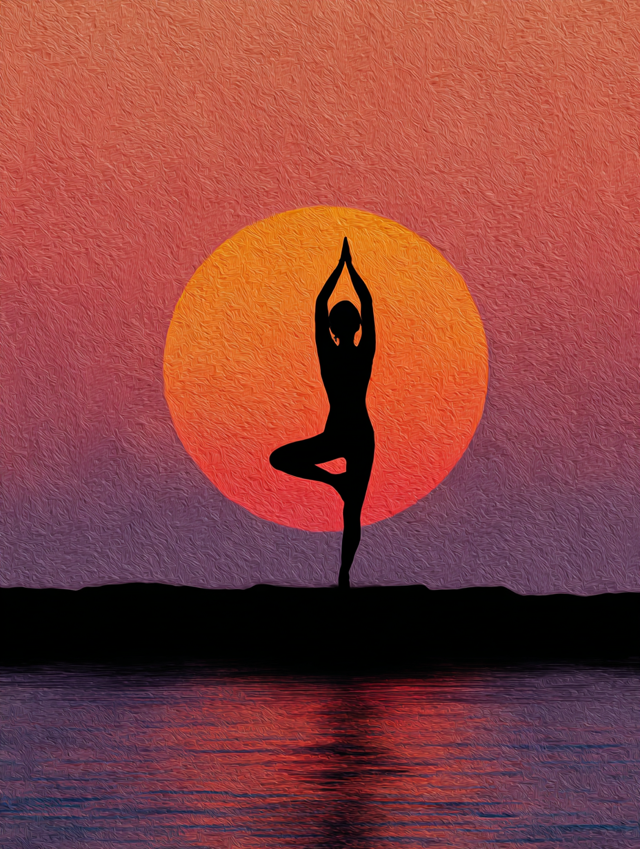 Paint by Numbers – Yoga at Sunrise