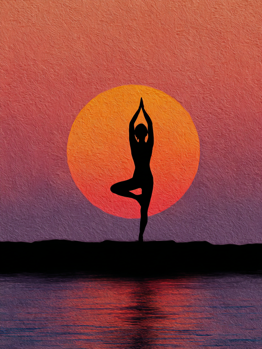 Paint by Numbers – Yoga at Sunrise