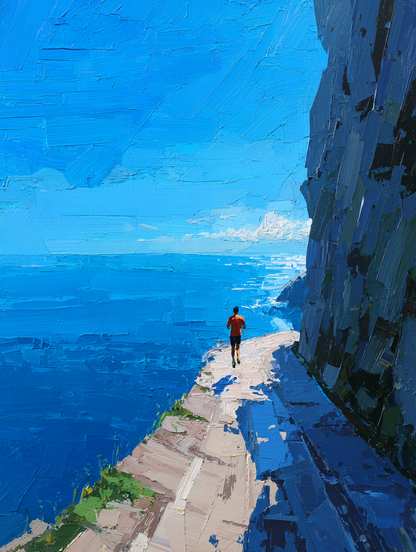 Malen nach Zahlen – Trail Runner Küstenpfad