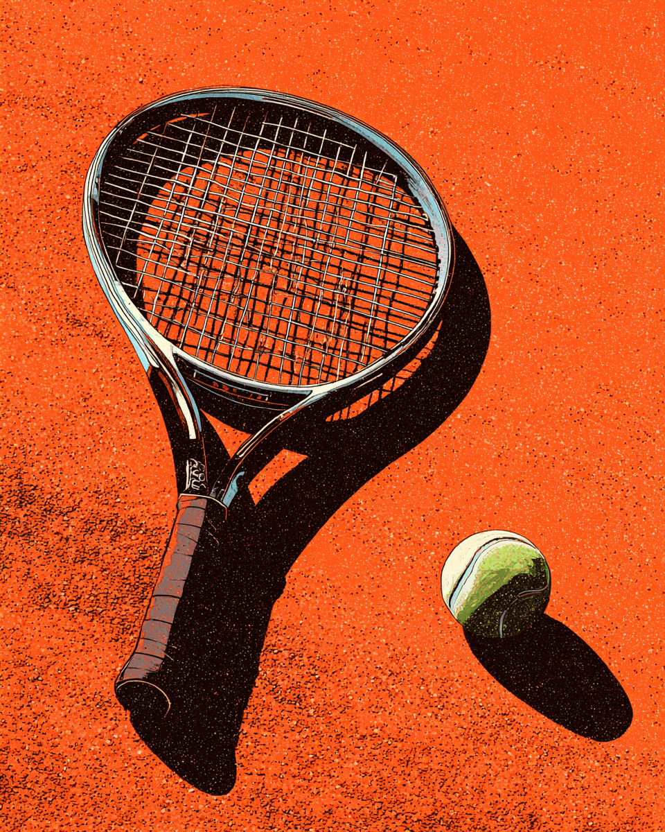 Paint by numbers – Tennis on the clay court