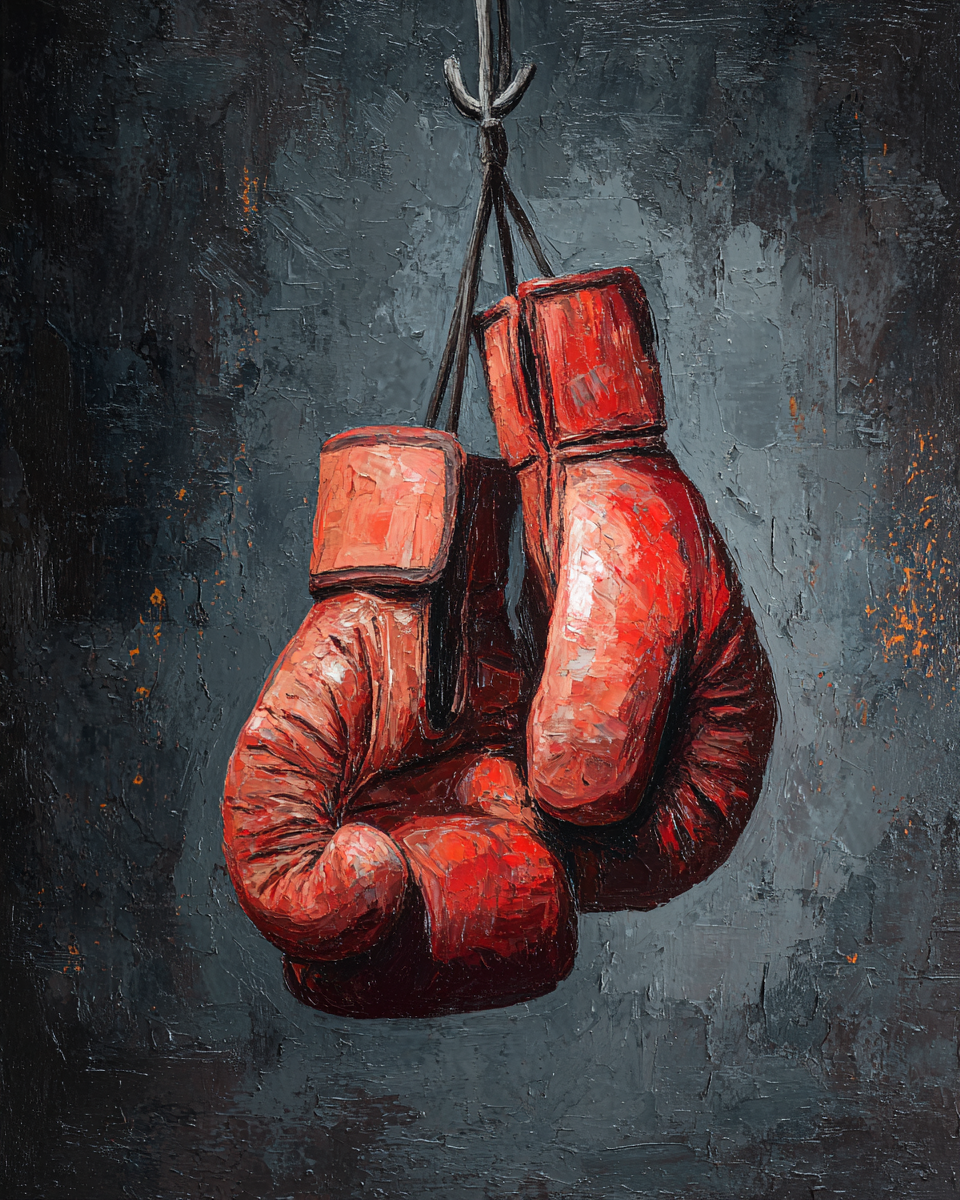 Paint by numbers – boxing gloves