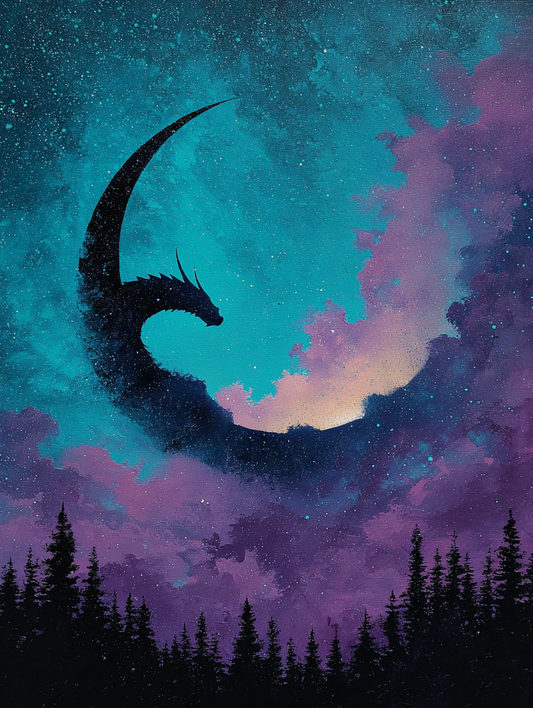 Malen nach Zahlen – Silhouette Of A