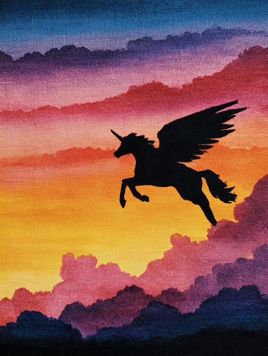 Malen nach Zahlen – Magisches Einhorn