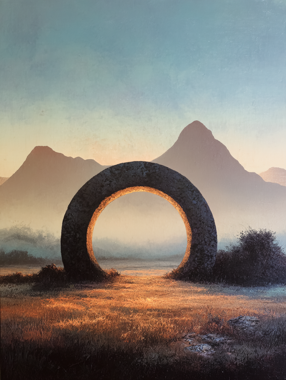 Malen nach Zahlen – Magisches Steinportal