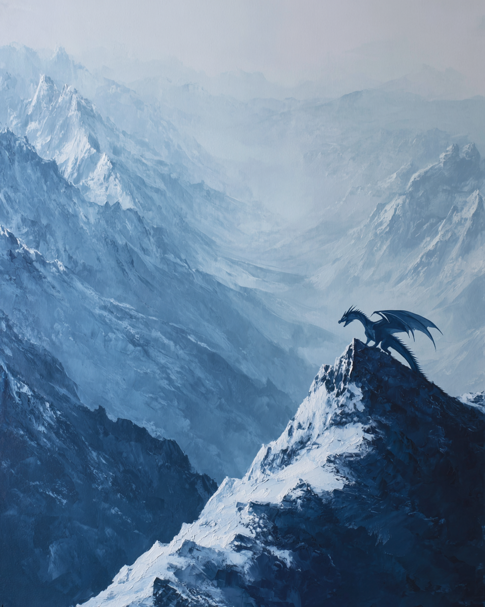 Malen nach Zahlen – A Large Dragon