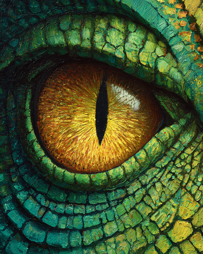 Malen nach Zahlen – Mystisches Wesen