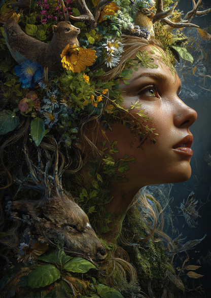 Paint by Numbers – Forest Goddess