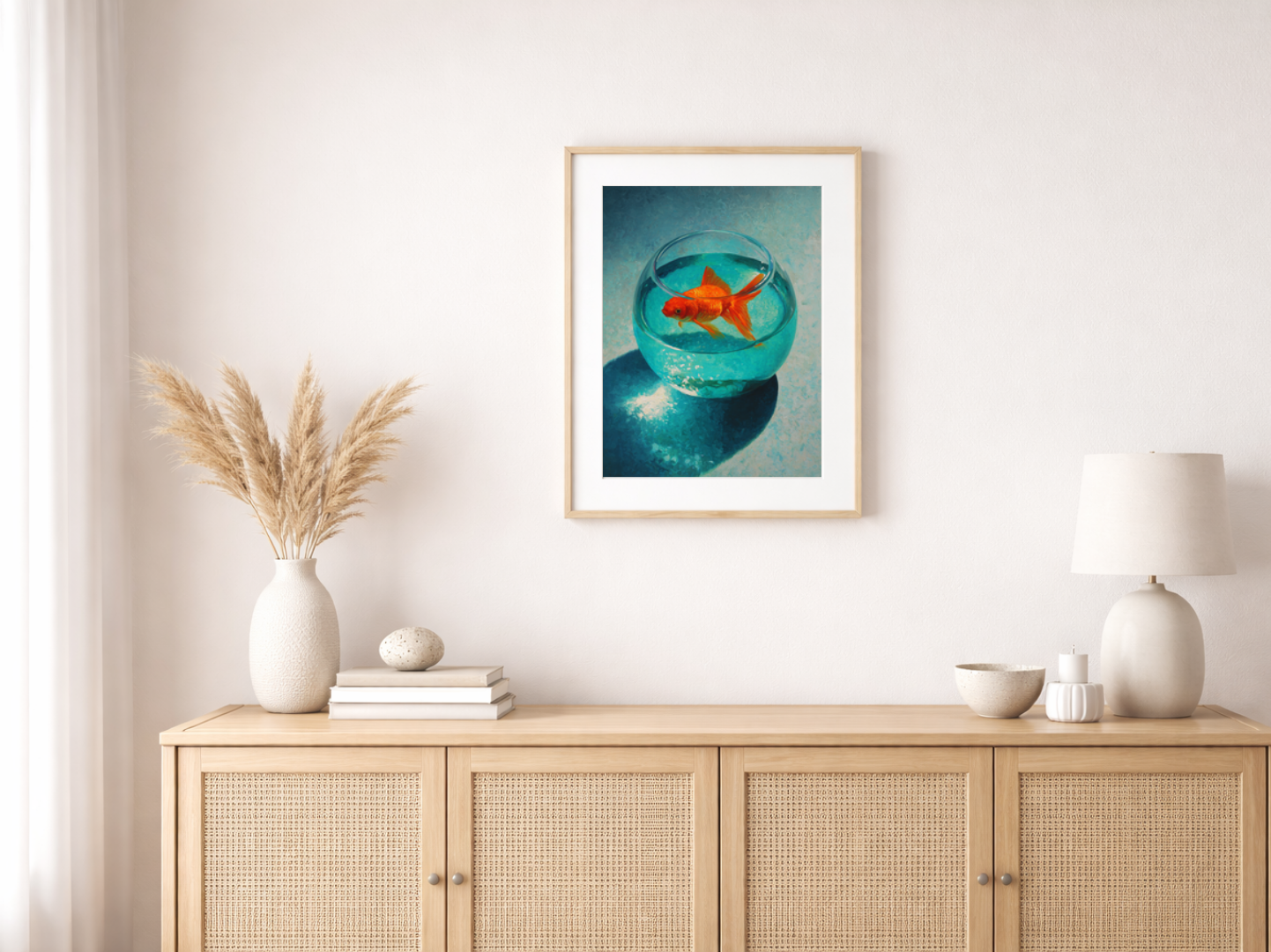 Paint by Numbers – Goldfish in a Glass