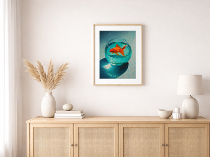 Paint by Numbers – Goldfish in a Glass