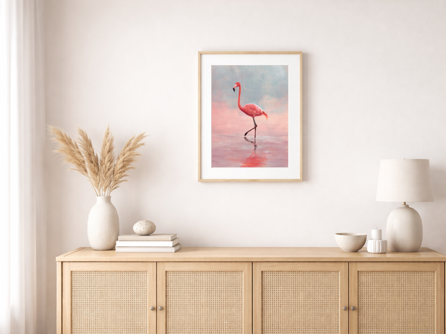 Paint by Numbers – Pink Flamingo in Water