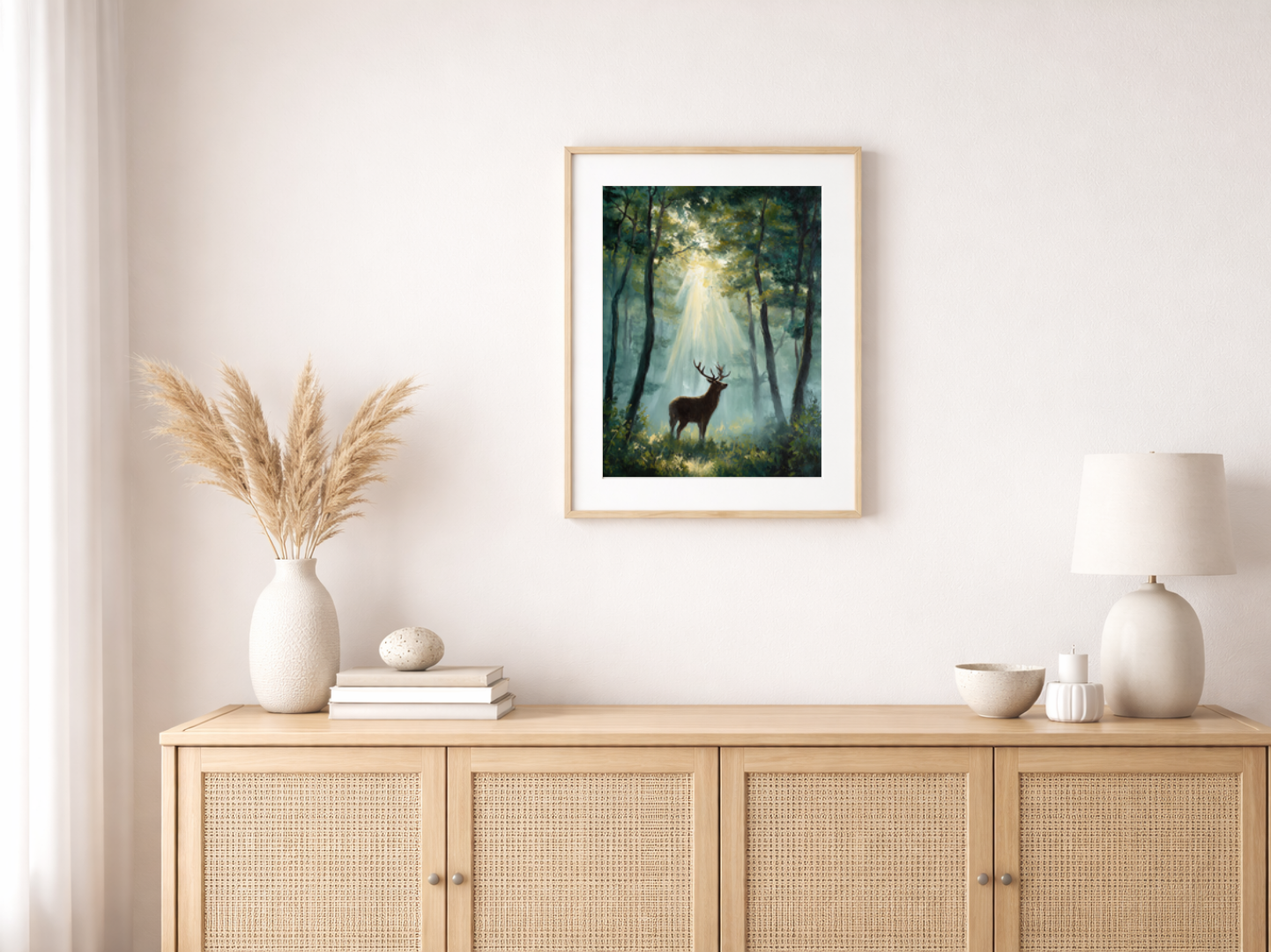 Paint by Numbers – Majestic Stag in the Morning Mist