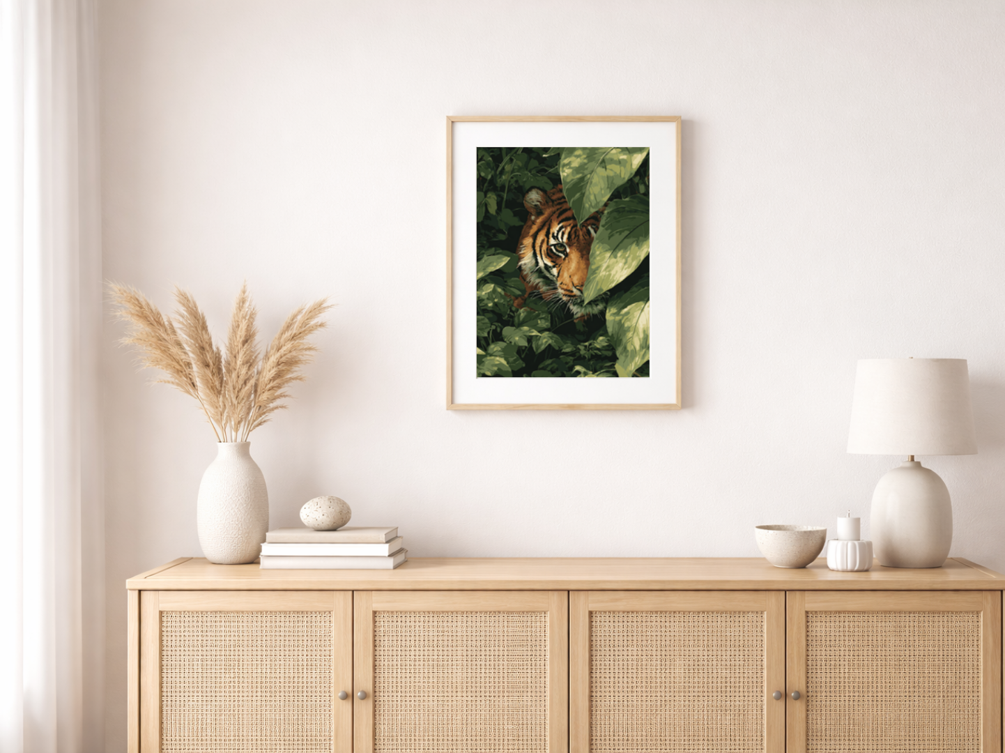 Paint by Numbers – Tiger in the Jungle