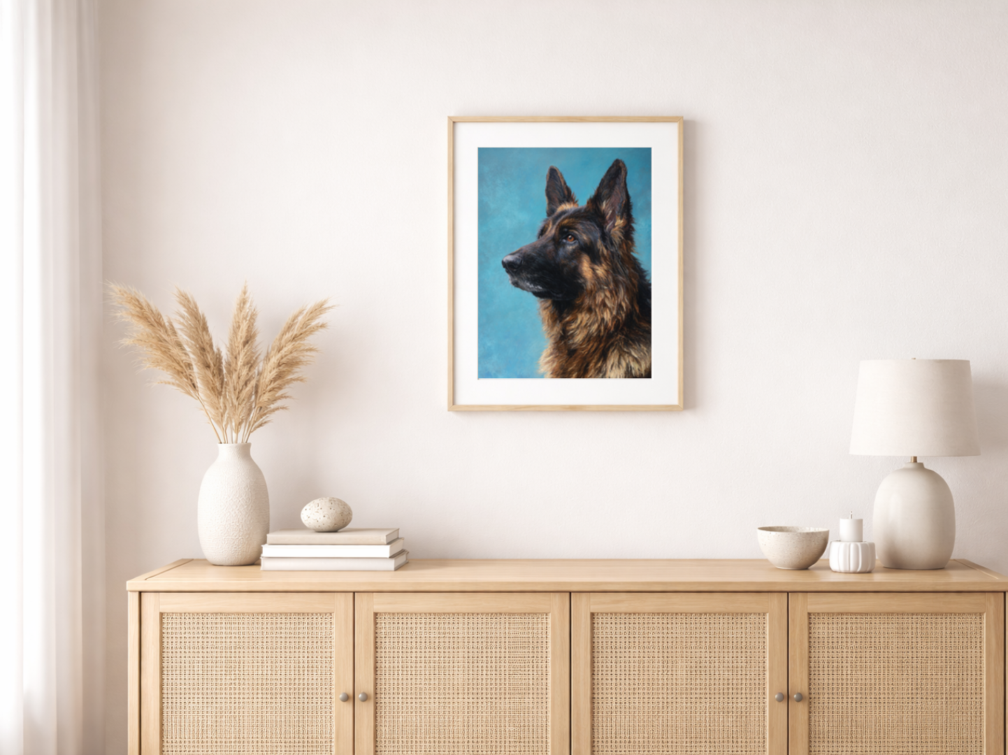 Paint by Numbers – German Shepherd Portrait