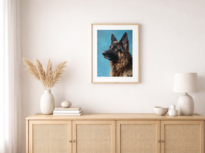 Paint by Numbers – German Shepherd Portrait