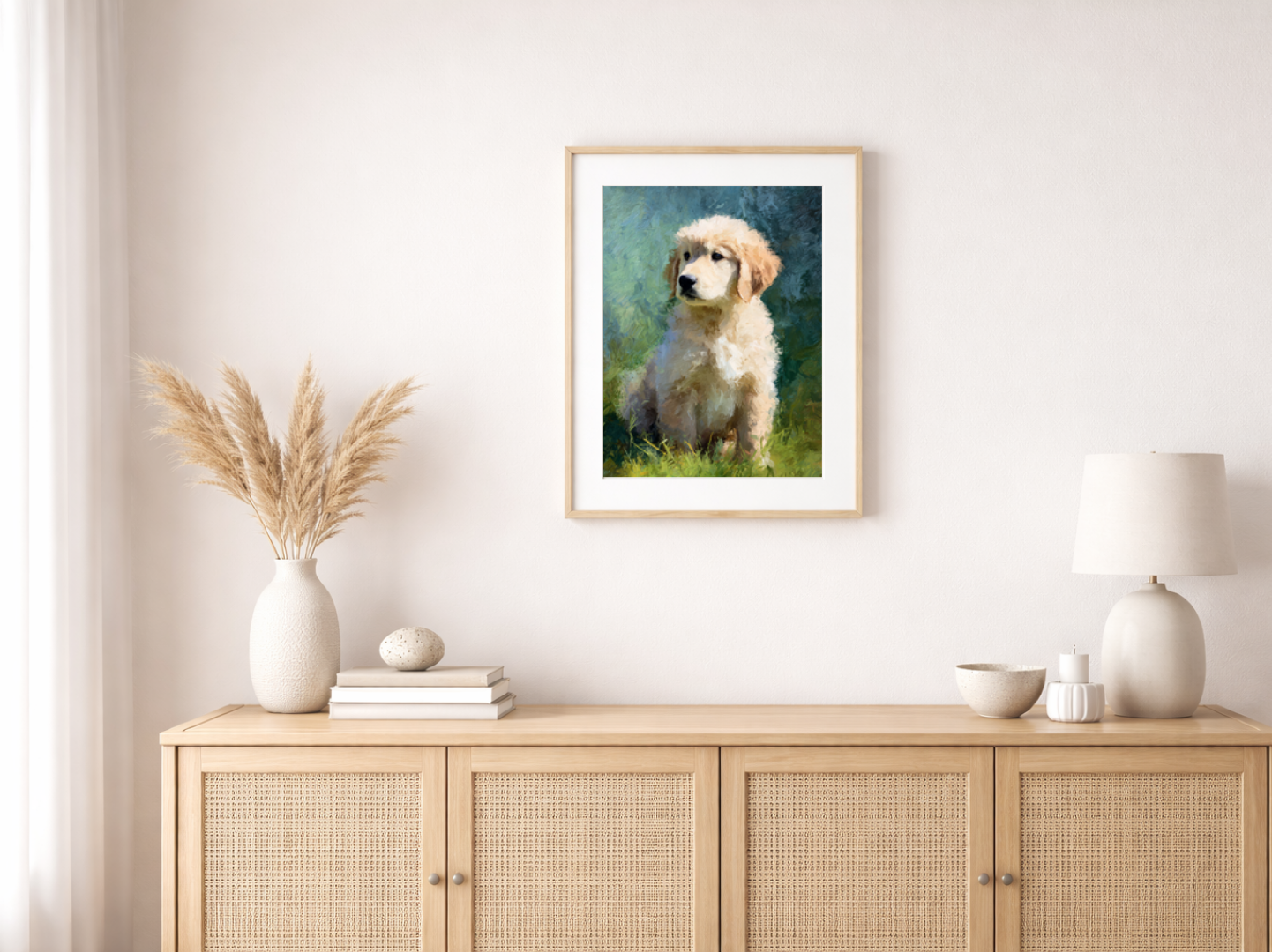 Paint by Numbers – Golden Retriever Puppy