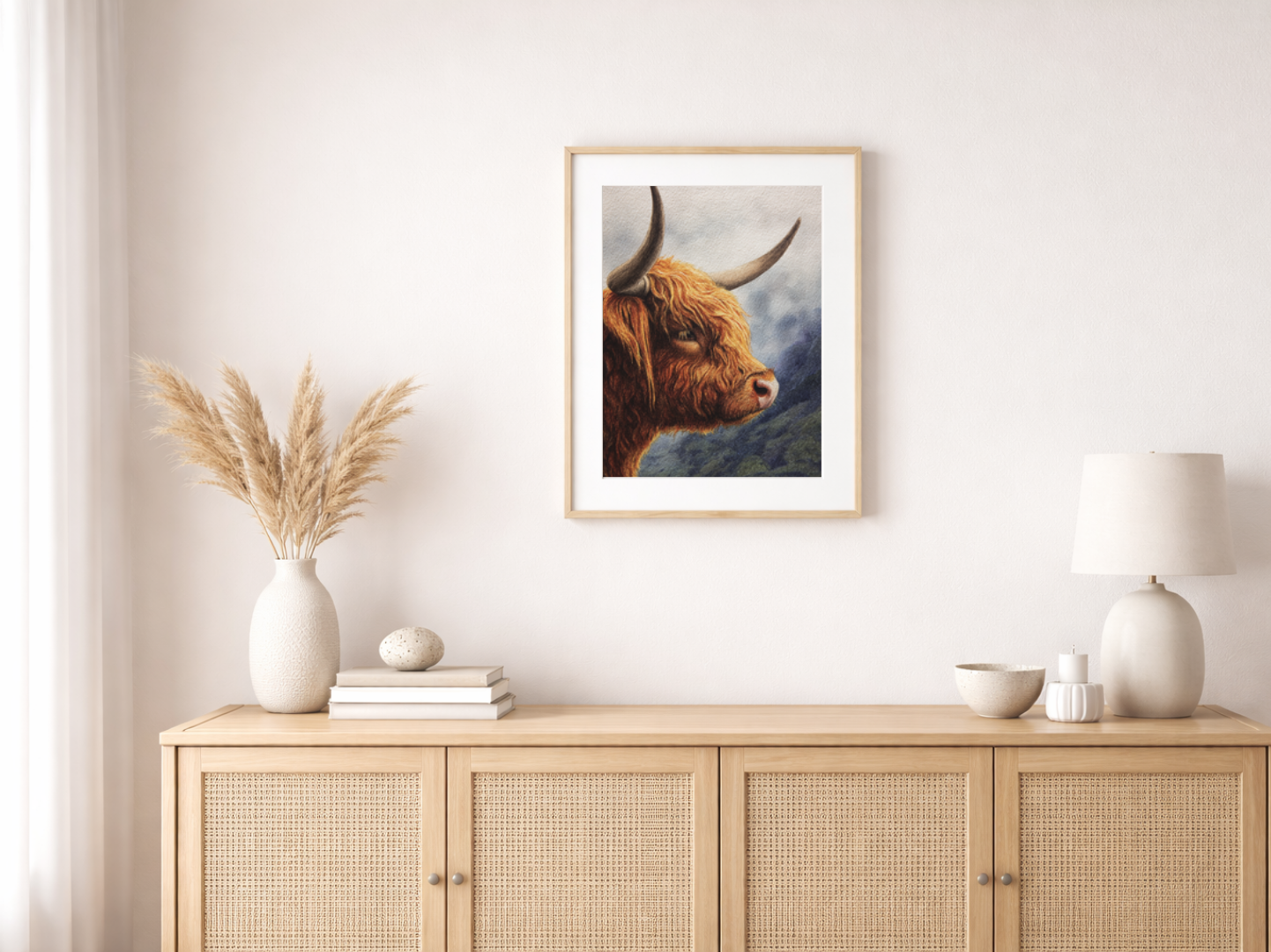 Paint by numbers – Scottish Highland cattle