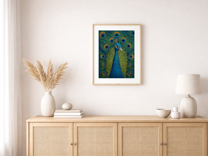 Paint by Numbers – Proud Peacock