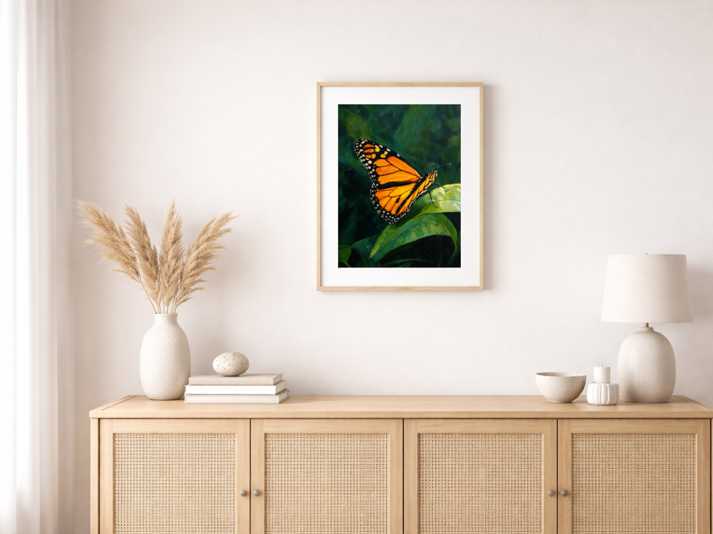 Paint by numbers – Monarch butterfly